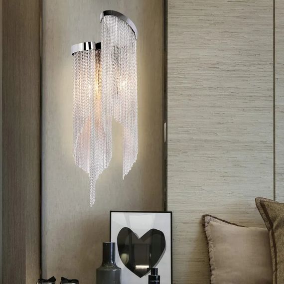 Бра настінна 27246 Хром 60х23х20 см. | Зображення 4