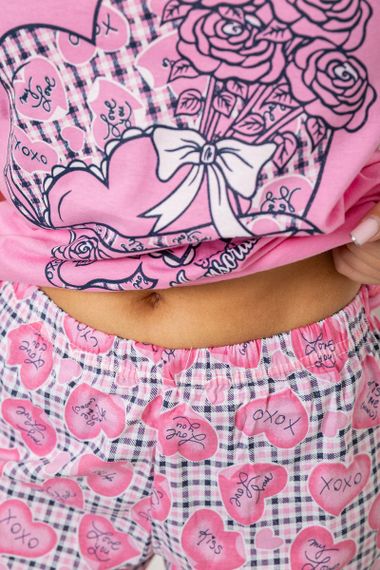 Пижама женская, цвет розовый, 243R03674 | Зображення 4