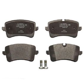Гальмівні колодки Bosch дискові задні AUDI/A6"2,8-3,0"11> 0986494488