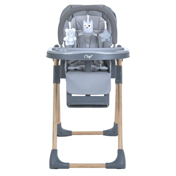 Стільчик для годування CRAFT ME 1115-W Gray, до 15 кг | Зображення 2