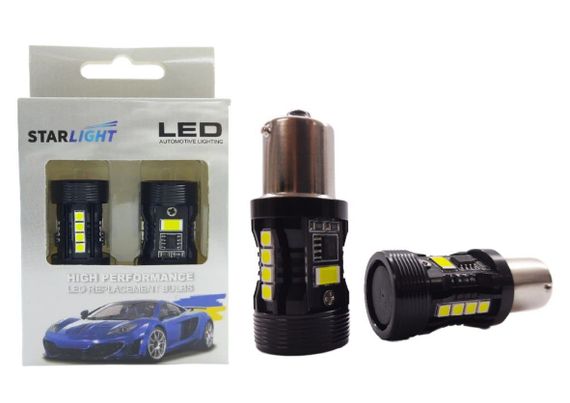 Комплект світлодіодних ламп StarLight LED SL-CB7 CANBUS P21W BA15S WHITE 6000K 12V | Зображення 7