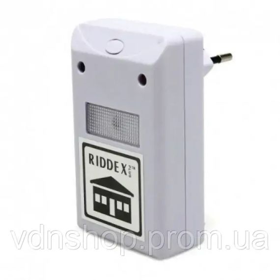 Экологически безопасный ультразвуковой отпугиватель насекомых и грызунов RIDDEX Pest Repelling | Зображення 1