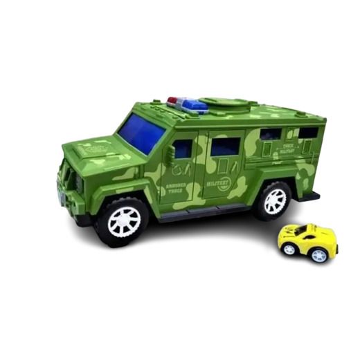 Сейф-скарбничка у вигляді військової машини Hummer YJ847 з функцією автоматичного купюроприймача та кодовим замком від XPRO (41207-15885_286) | Зображення 2