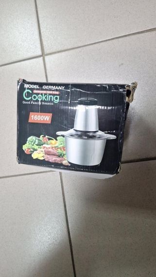 УЦЕНКА! Блендер-измельчитель электрический Cooking Молния 2 литра Металл 850 Вт (Плохая упаковка 3108) | Зображення 1