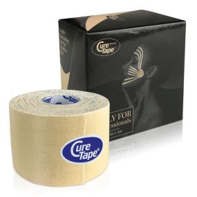Кінезіо тейп CureTape Beauty 5 см х 5 м для чутливої шкіри (КюрТейп Б’юті)