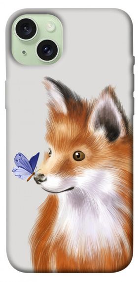 Чохол з картинкою Funny fox для Apple iPhone 15 Plus (6.7")