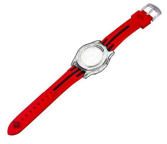 Силіконовий ремінець Primo Dart для годинника Samsung Galaxy Watch 46 mm SM-R800 - Red&Black | Зображення 1