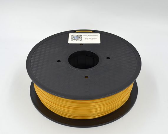 PETG-пластик MT Filament для 3D-принтера 1.75 мм 1 кг перламутровый золотой (3DMT-PETG1.75-01-PGL) | Зображення 1