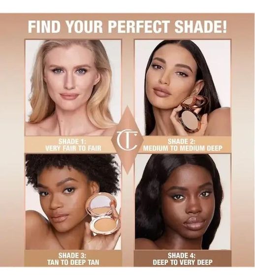 Пудра для обличчя Charlotte Tilbury AIR Brush flawless finish micro powder - 1 Fair (0.8 g) | Зображення 1