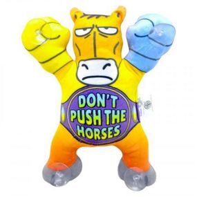 Детская мягкая игрушка "Лошадь на липучках" DPTS-5(Yellow) размер 22 см