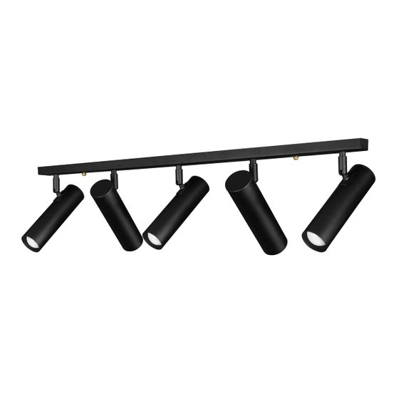 Світильник стельовий MSK Electric Telescope з поворотними плафонами NL 22501-5 BK | Зображення 1
