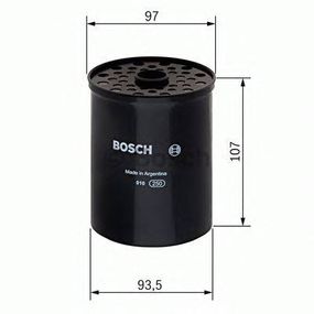 Фільтр паливний JEEP CHEROKEE 2.5 TD 95-01 (вир-во BOSCH) BOSCH 1457434448 на JEEP GRAND CHEROKEE Mk II (WJ, WG)