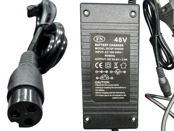 Зарядное устройство 48V 2A для аккумуляторов  (SS9104802DC) EL-48V 3pin