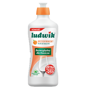 Засіб для миття посуду 450гр Персик Ludwik