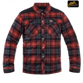 Сорочка Helikon Winter Warden Long Sleeve - Slate Crimson Plaid