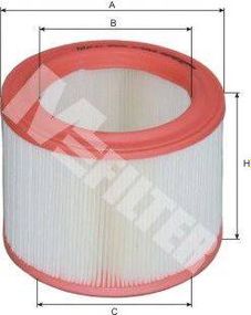 Фільтр повітряний PEUGEOT (вир-во M-filter) MFILTER A388 на CITROEN VISA