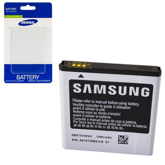Акумулятор Samsung EB575152VU 1500 mAh i9000 Original | Зображення 1