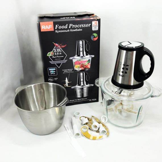 Електричний блендер стаціонарний для смузі RAF R.7028 300 Вт 3 л, Блендер зі знімною чашею CM-14 | Зображення 6