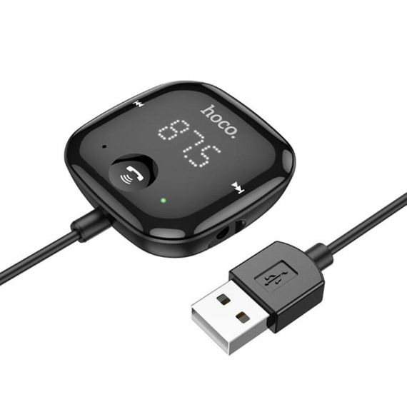 Bluetooth ресивер HOCO E65 Unity car BT FM transmitter Black | Зображення 1
