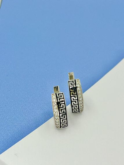 Серебряный комплект с эмалью Artsriblo арт.А48 | Зображення 3