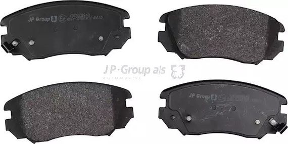 Колодки передні гальмівні Opel Insignia/Saab 9-5 08- (Mando), JP Group (1263603810) | Зображення 2