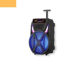 Портативная колонка XPRO MD13-12L чемодан  30Вт, USB, SD, FM радио, Bluetooth, 1 микрофон, ДУ (MER-15728)