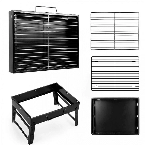 Складаний барбекю гриль портативний мангал BBQ Grill Portable — жароміцний Найкраща ціна! | Зображення 5