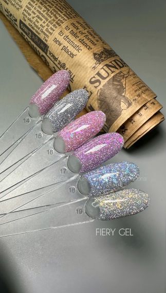 Світловідбиваючий гель-лак SAGA 16 Fiery 9мл | Зображення 3