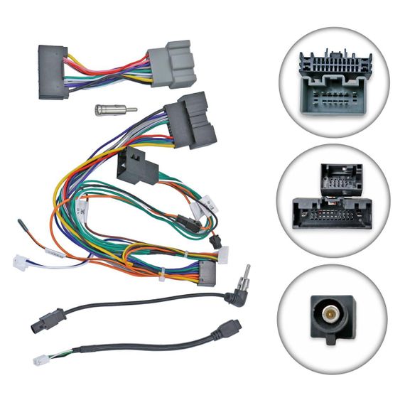 Перехідник живлення серії QIV з адаптером CAN-BUS для Ford QBR-W FD-1130 (дрот)