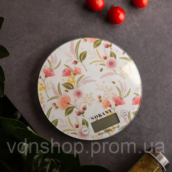 Весы кухонные до 5 кг електронні на батарейках SK-19023ML | Зображення 1