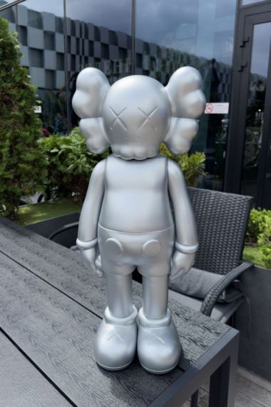 Статуетка Kaws Dissected Companion Silver колекційна фігурка для інтер'єру 70 см срібний kw015
