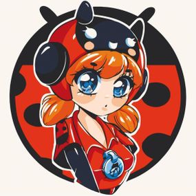 Картина за номерами "Ladybug Bea" Art Craft 15546-AC 30х30