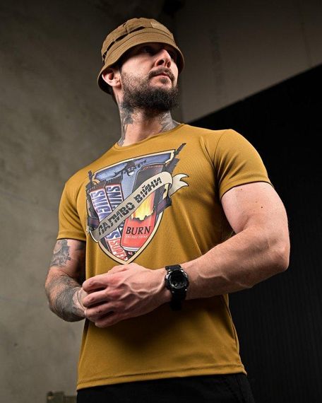 Тактична вологовідводна футболка Паливо coyot ПП7723 | Зображення 3