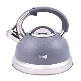 Чайник 2.7 л Krauff 26-303-005 Steinoptik из нержавеющей стали со свистком для всех типов плит