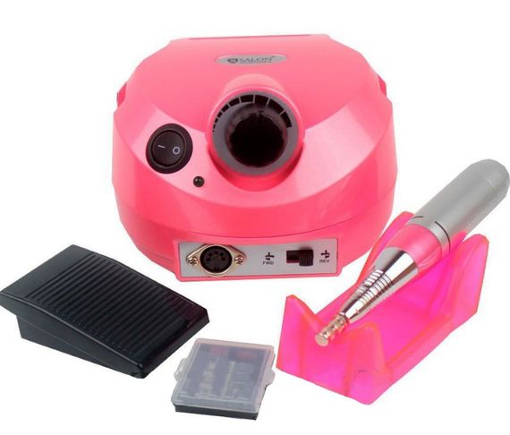 Фрезер Salon Professional SP-2410 12 Вт 30 000 оборотов Розовый для маникюра и педикюра машинка