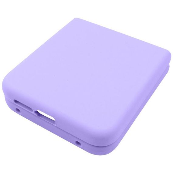 Чохол Foldables Silicone Cover Lakshmi (AAA) для Samsung Galaxy Z Flip7 Бузковий / Dasheen | Зображення 4