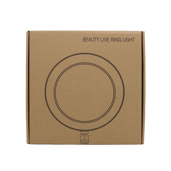 Кільцева світлодіодна LED лампа Flat Ring 8" Black | Зображення 3