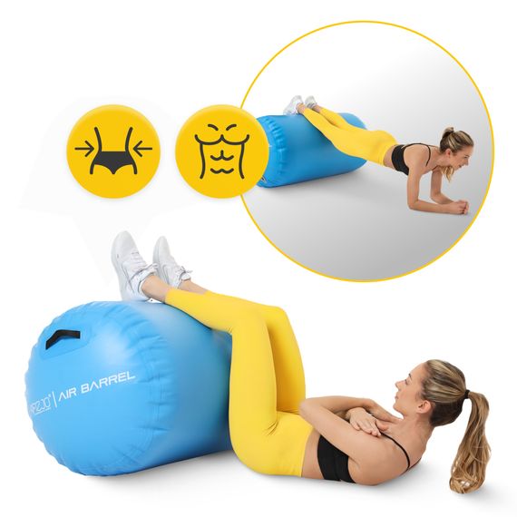 Повітряна бочка для гімнастики 4FIZJO Air Barrel 100 x 60 см Blue (P-5905973403108) | Зображення 8