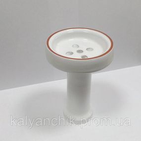 Чаша для кальяна 2x2Hookah Flat Белая