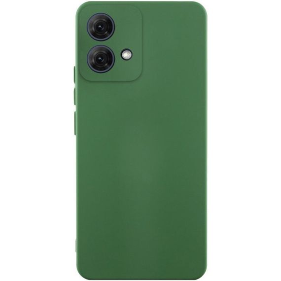 Чохол Silicone Cover Ummi Lakshmi Full Camera (AA) для Motorola Moto G84 Зелений / Dark green