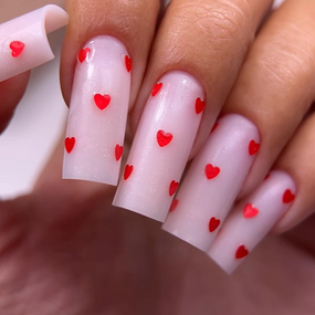 Гель для нарастания ногтей Valeri Builder Gel №18 (молочно-розовый с шиммером) 15мл