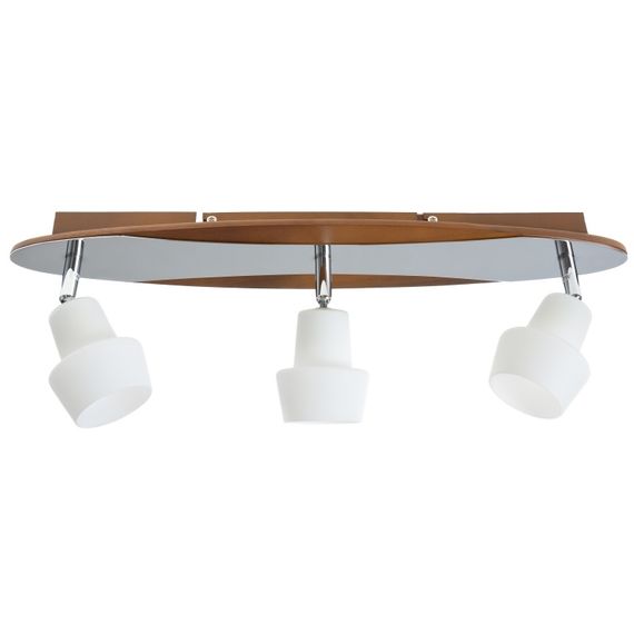 Светильник настенно-потолочный спот поворотный накладной HTL-123/3 CHR