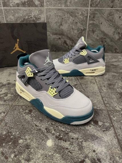 Кросівки Nike Air Jordan 4 Retro (gray green)