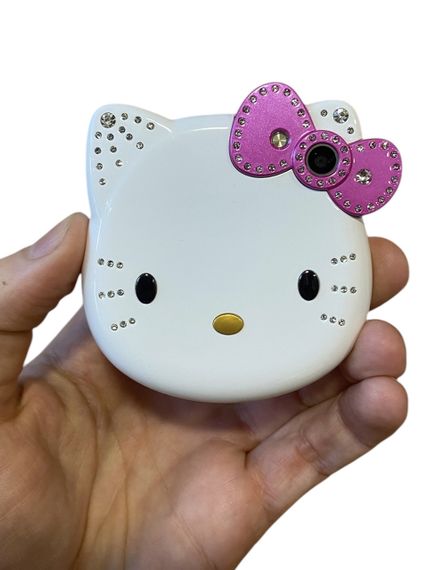 Маленький мобільний телефон AIEK Hello Kitty 2 сім-карти (White) (код: SKU-2594990277)