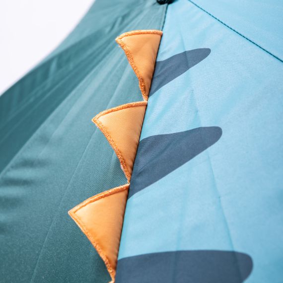 Класична дитяча парасолька-тростина механічна з поліестеру міцна надійна 8 спиць діаметр 89 см Зелений HP-23-12GR | Зображення 7