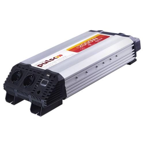 Перетворювач напруги PULSO/IMU-2024/24V-220V/2000W/USB-5VDC2.0A/мод.хвиля/клеми