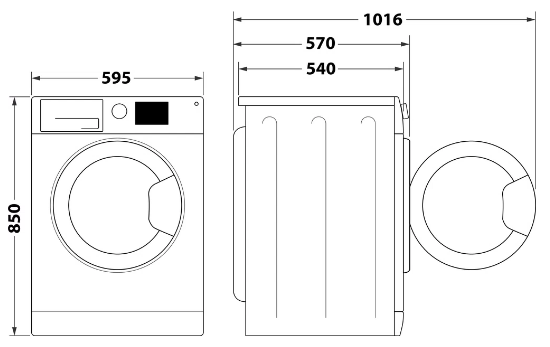 Прально-сушильна машина Whirlpool FFWDB 864349 BV UA | Зображення 1