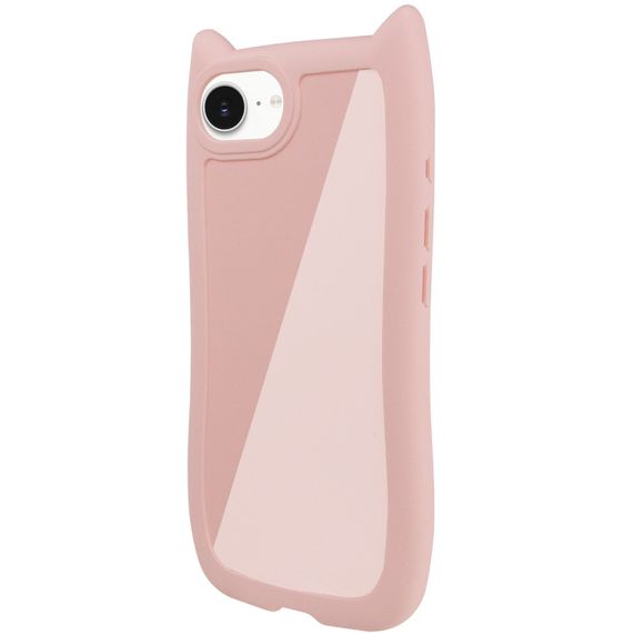 Чохол TPU GETMAN Cat with straps для Apple iPhone 16e (6.1") Pink | Зображення 1