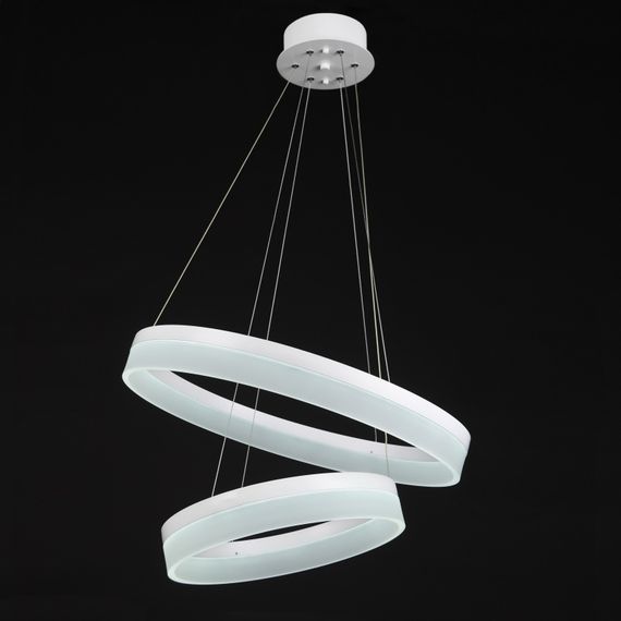 Светильник потолочный подвесной светодиодный BR-962S/36W+24W WH led | Зображення 3