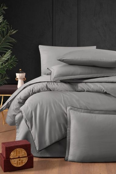 Постільна білизна La Romano Premium Satin 200×220 Lucca ASH | Зображення 1